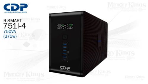 UPS 750VA(375W) CDP R-SMART 751I-4 USB LCD interac