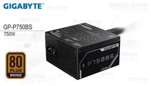 Fuente De Alimentación Gigabyte P750Bs, 750W, Atx, 80 Plus Bronze, 100V ~ 240Vac.