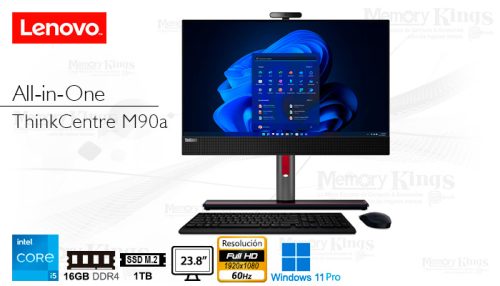 PC All in One Core i5-12500 LENOVO ThinkCentre M90 16|1TB|23.8" grafica Intel UHD 770, W11PRO