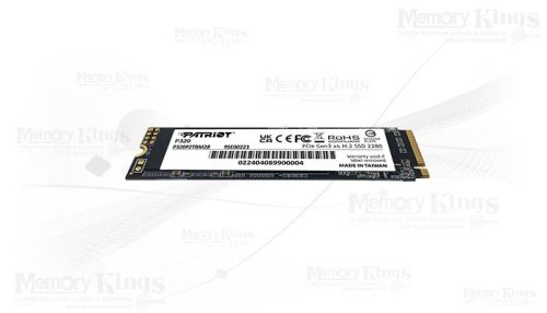 Unidad en estado sólido PATRIOT P320, 512GB, M.2 2280 PCIe Gen 3 x4 NVMe 1.3