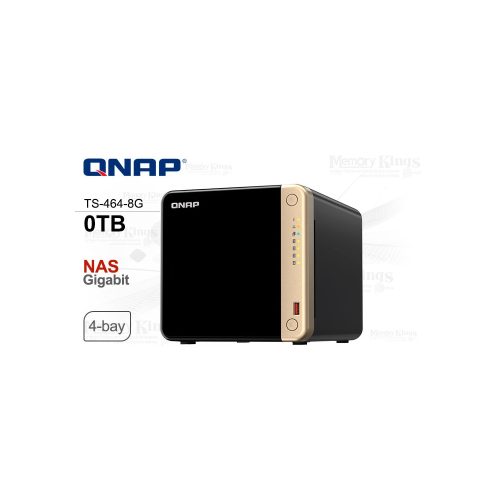 ALMACENAMIENTO NAS 0TB QNAP TS-464-8G 4-Bahias