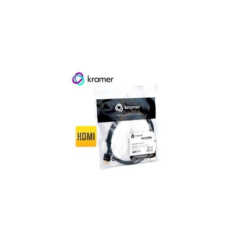 CABLE KRAMER C-HM/HM/PICO/BK-6 SLIM HDMI DE ALTA VELOCIDAD CON ETHERNET 6FT - 1.8M (97-0132006)