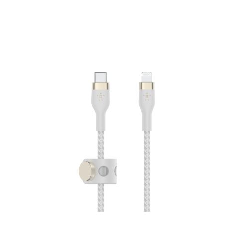 Belkin BOOST CHARGE - Cable Lightning - 24 pin USB-C macho a Lightning macho - 3 m - blanco