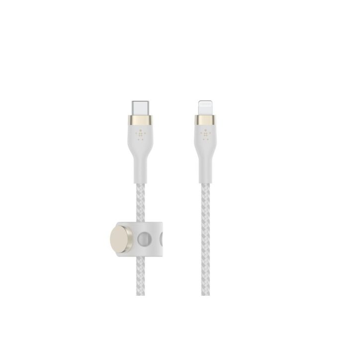 Belkin BOOST CHARGE - Cable Lightning - 24 pin USB-C macho a Lightning macho - 3 m - blanco