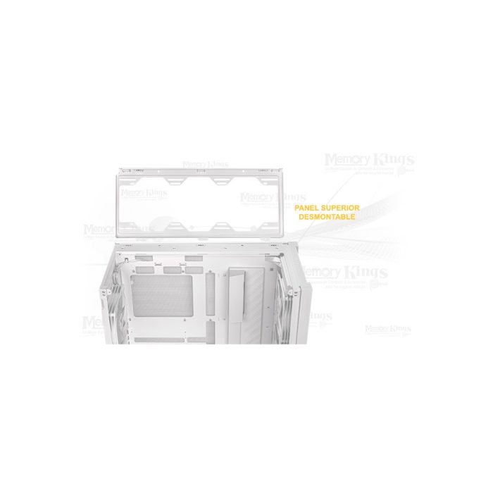 CASE Mid Tower ASUS TUF GAMING GT302 ARGB WHITE