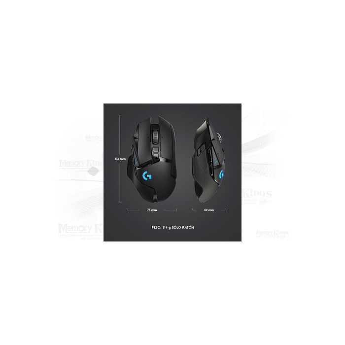 MOUSE Gaming LOGITECH G502 LIGTHSPEED 16K BLACK Wireless