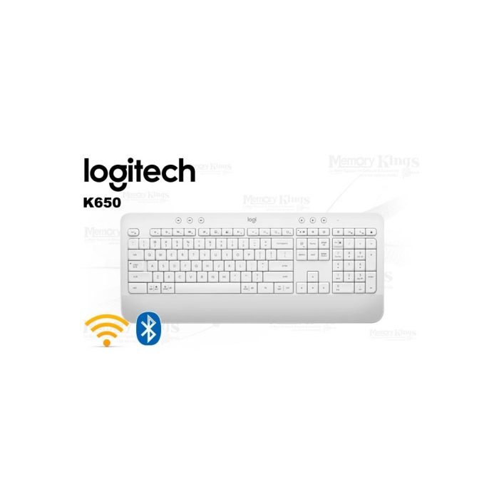 TECLADO LOGITECH SIGNATURE K650 WHITE Bluetooth&Wireless