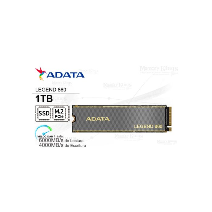 UNIDAD SSD M.2 PCIe 1TB ADATA LEGEND 860