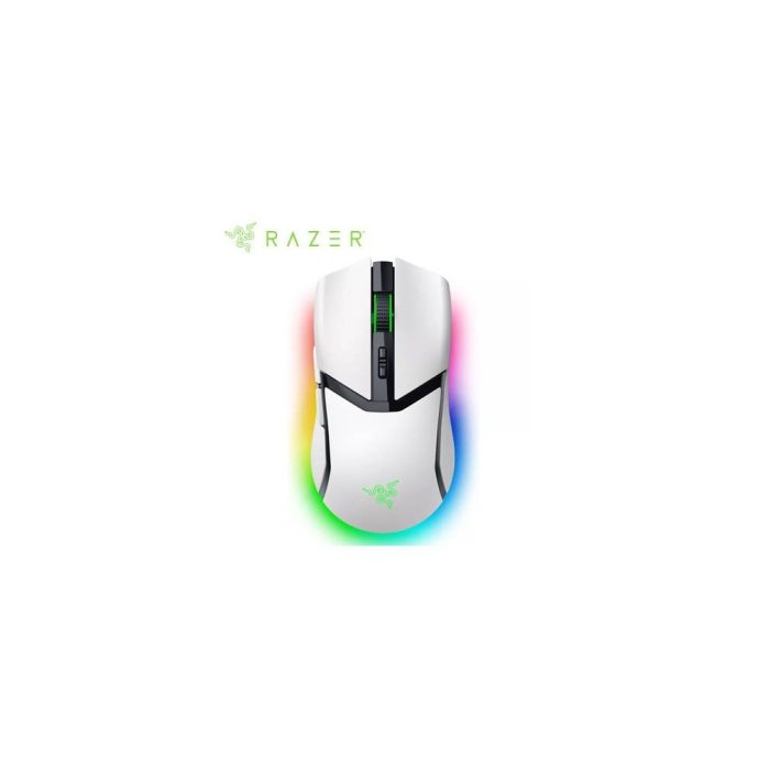 MOUSE RAZER COBRA PRO 30K DPI MULTI-DISPOSITIVO 170H WIRELESS / BT / USB-A SWITCH OPTICO 90M 11 ZONAS CHROMA WHITE (RZ01-04660200-R3U1)