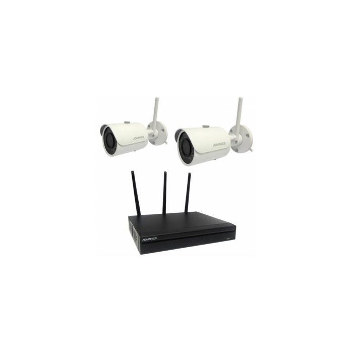 Kit Cámaras IP Wireless Advance CAMWS22, 2 cámaras, NVR con disco de 1TB, Dia/Noche.