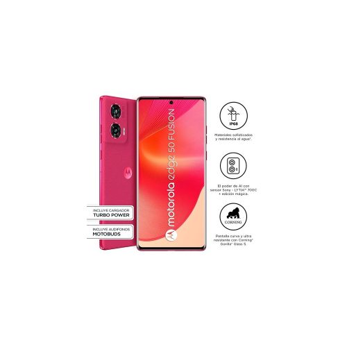 Motorola Edge 50 Fusion - Smartphone - Android - 256 GB - Pink - Touch - PB1W0057PE