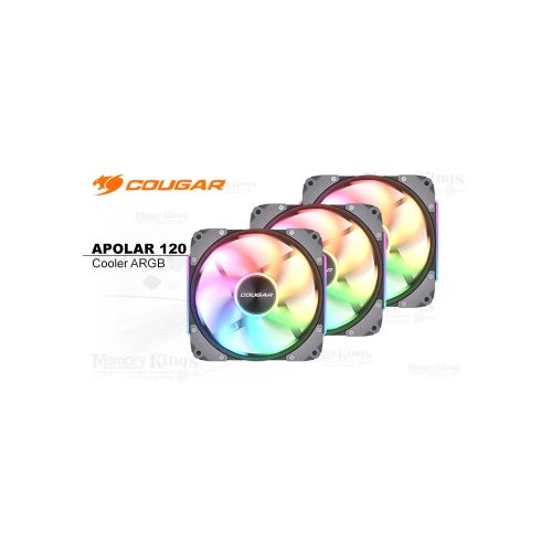 COOLER CASE 120MM COUGAR APOLAR 120 ARGB 3IN1 BLACK