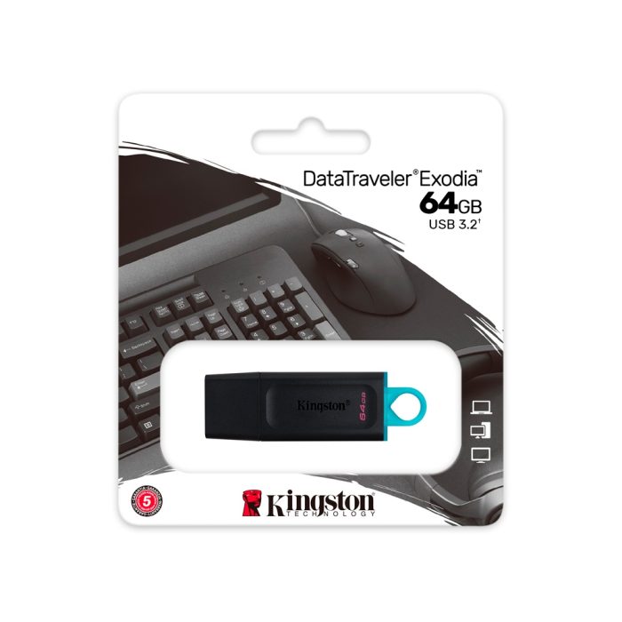 MEMORIA USB 64GB KINGSTON DT EXODIA