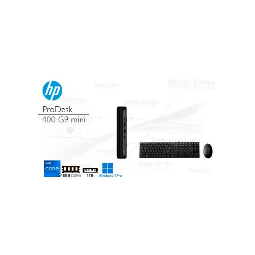 PC Core i7-12700T HP Pro Mini 400 G9 16|1TB Graficos Intel UHD 770, W11PRO