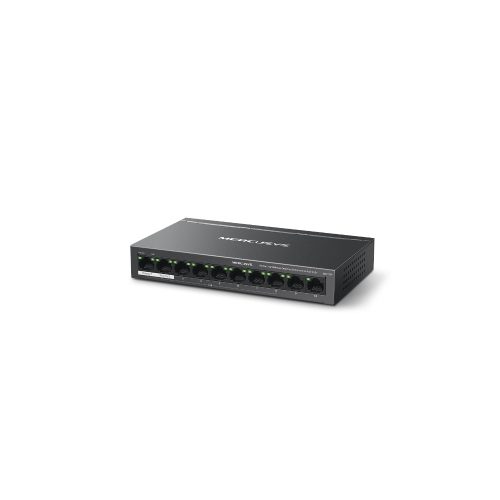 Mercusys MS110P V1 - Conmutador - 10 x 10/100 (8 PoE+) - sobremesa, montaje en pared - PoE+ (65 W)