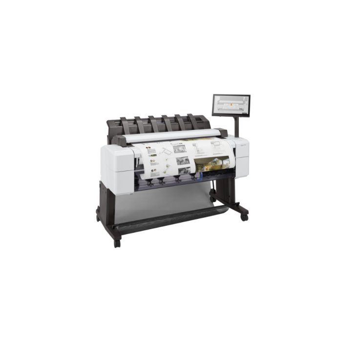 Impresora de gran formato de inyección de tinta HP Designjet T2600dr PostScript - Includes Impresora, Escáner, Copiadora - 914.40mm (36") Ancho de Impresión - Color - 6 Color(es) - 19.3Segundo Velocidad de color - 2400 x 1200 dpi - 128GB - Ethernet - Alimentación de hojas Color Scan - Alimentación de hojas Color Copy - Rollo de papel, Papel Normal, Hojas Cortadas - Estacionario