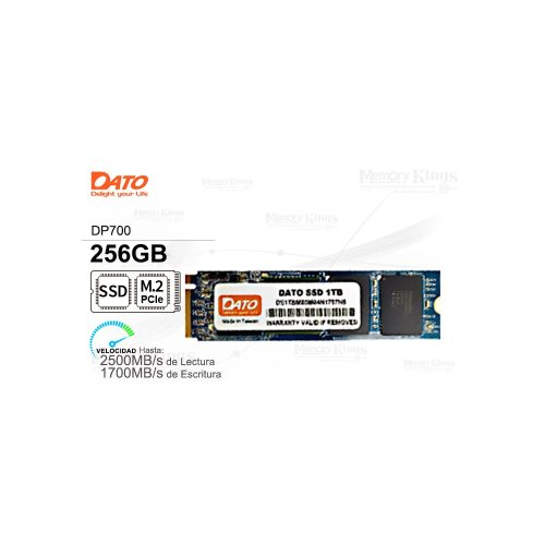 UNIDAD SSD M.2 PCIe 256GB DATO DP700