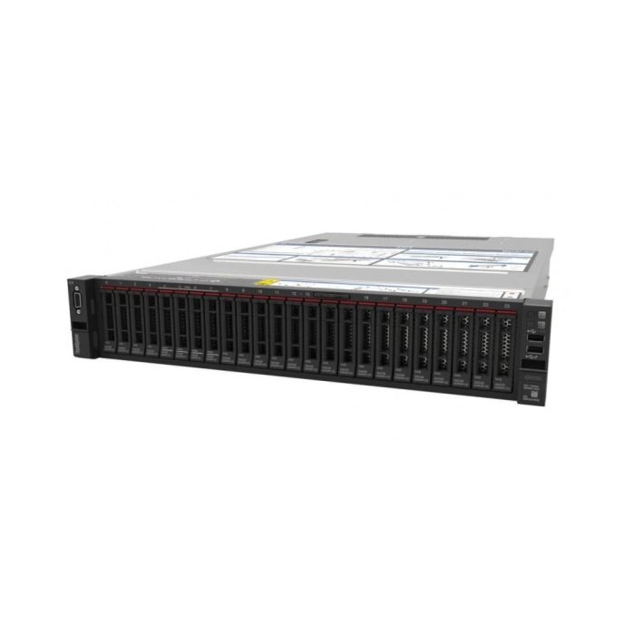 Servidor Lenovo ThinkSystem SR650 V3 7D76A07DLA - 1 Xeon Silver 2GHz - 32GB RAM - 12Gb/s SAS Controlador - 2U Bastidor - Intel C741 Chip - 2 Soporte del Procesador - 8TB Soporte de RAM - TruDDR5 - AST2600 Hasta 16MB Tarjeta gráfica - Gigabit Ethernet - 8 x SFF Bay(s) - Compartimento intercambiable en caliente - 1 x 750W - Fuente de alimentación redundante - Listo para memoria Intel Optane