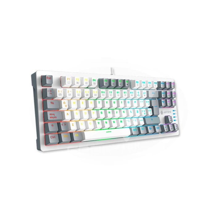 TECLADO Gaming ANTRYX MK-840L TKL SW RED RGB WHITE