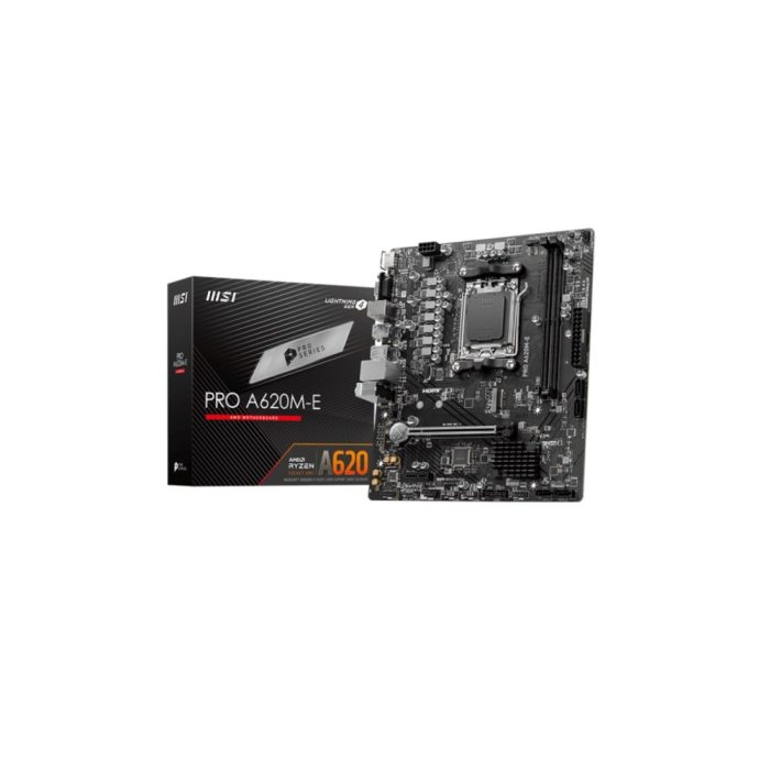 MB MSI-AMD PRO-A620M-E DDR5 96GB 6800MHZ HDMI/VGA