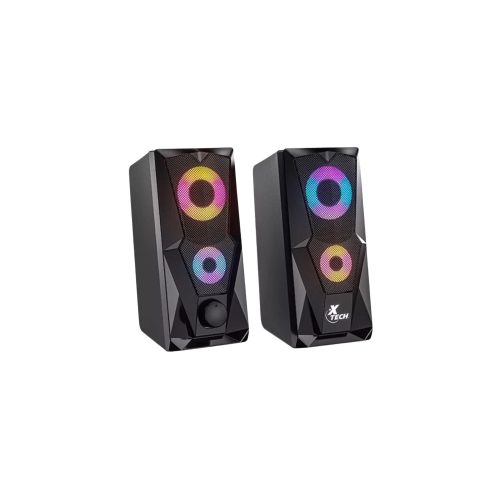 Xtech - Altavoces - 2.0 canales - Negro - Gaming con luz LED XTS-131