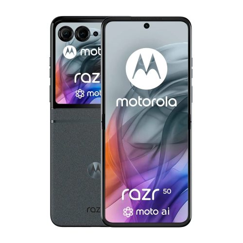 Motorola Moto Razr 50 - Smartphone Android  - Pantalla táctil gris - Diseño elegante y compacto