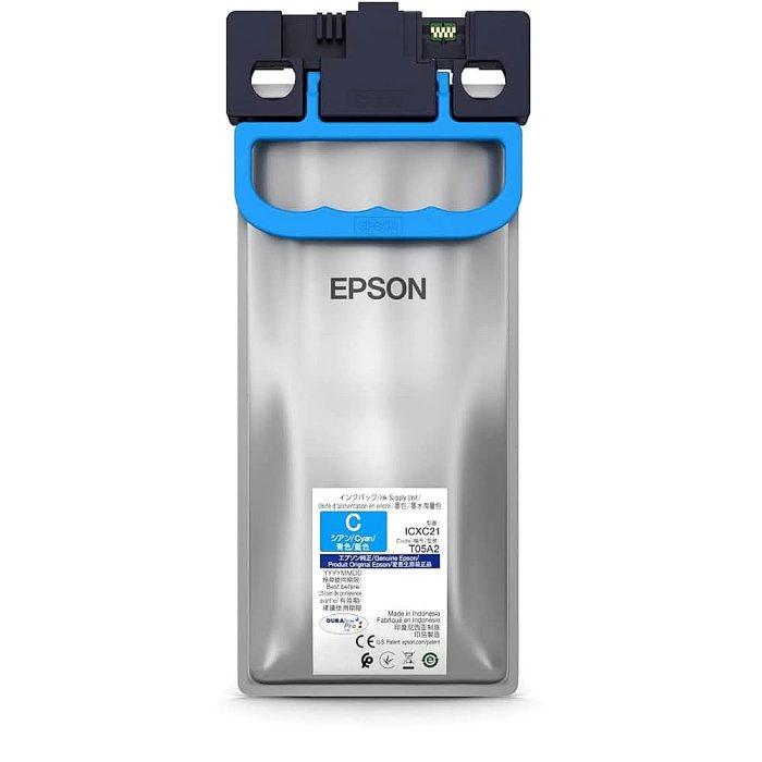 Cartucho de tinta original Epson Durabrite Ultra T01D, color cian, calidad profesional para impresiones nítidas