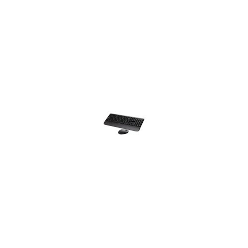 Klip Xtreme - Keyboard - Spanish - Wireless - 2.4 GHz - Black - Combo - hand rest
