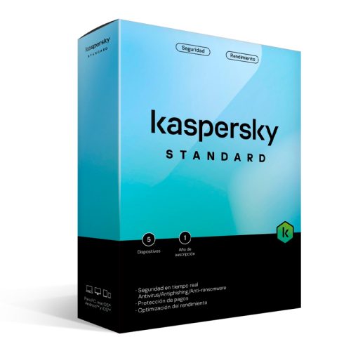 Kaspersky Standard Latinoamérica - Licencia para 5 Dispositivos, Protección Total y Fácil Manejo