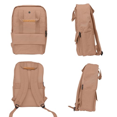 BACKPACK TEROS CITY II MOCHA MOUSSE TE-9029MM,para notebooks de hasta 15.6"