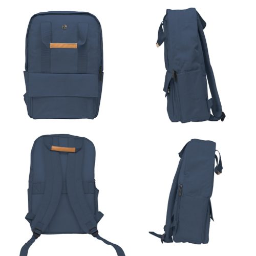 BACKPACK TEROS CITY II BLUE TE-9027BL, para notebooks de hasta 15.6"