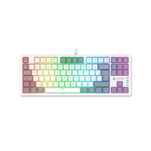 TECLADO Gaming ANTRYX MK-860L SW PURPLE RGB WHITE