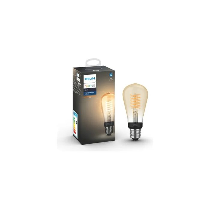 Philips Hue White - Bombilla con filamento LED - forma: ST64 - E27 - 7 W (equivalente 40 W) - clase G