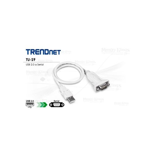 CABLE USB a SERIAL RS232 DB-9 TRENDNET TU-S9 0.60c
