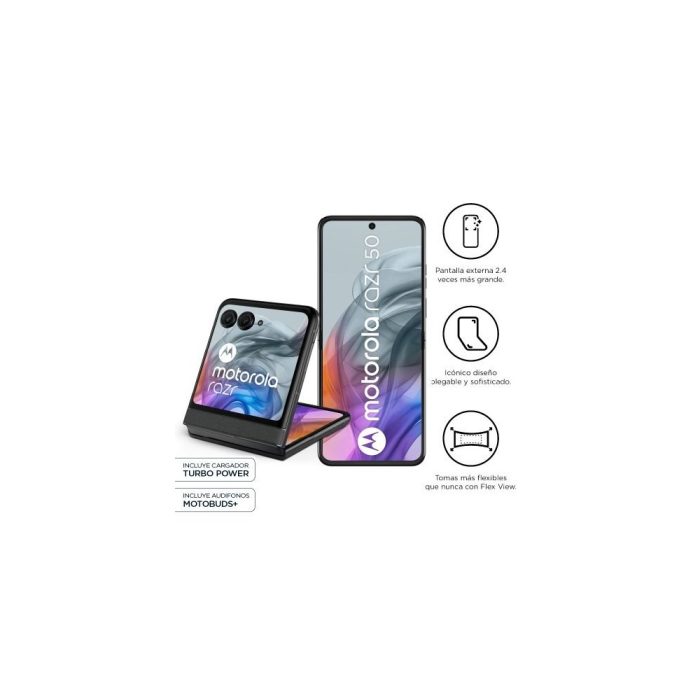 Motorola Razr 50 - Smartphone - Android - 512 GB - Gray - Touch - XT2453-1 PE SW