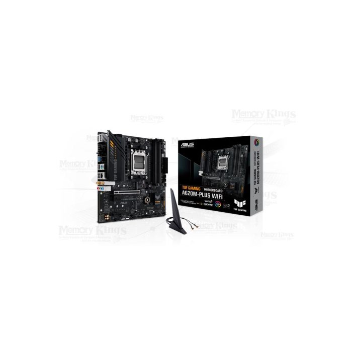 Motherboard Asus TUF GAMING A620M-PLUS WIFI, Chipset AMD B620, AMD Socket AM5, mATX