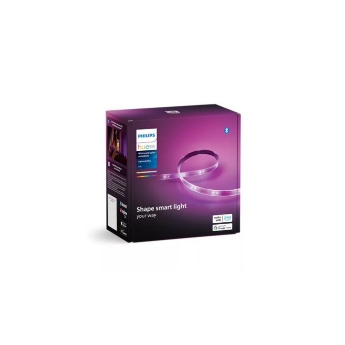 Philips Hue Lightstrip Plus - Franja de iluminación - LED - 20 W - 16 millones de colores - 2000-6500 K