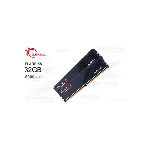 MEMORIA DDR5 32GB 6000 CL36 G.SKILL FLARE X5 (2x16GB) AMD EXPO BLACK