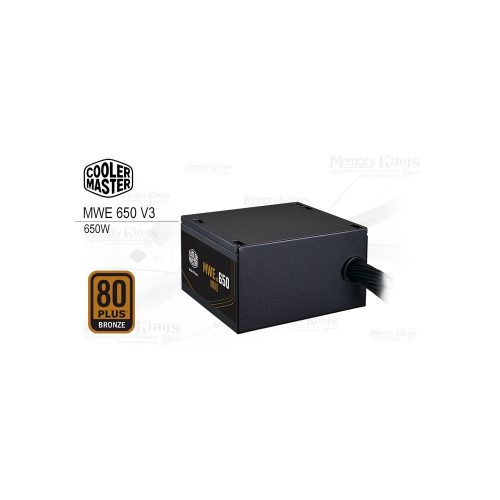 FUENTE 650W 80plus BRONZE COOLER MASTER MWE 650 V3