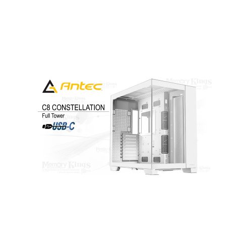 CASE Full Tower ANTEC C8 CONSTELLATION WHITE