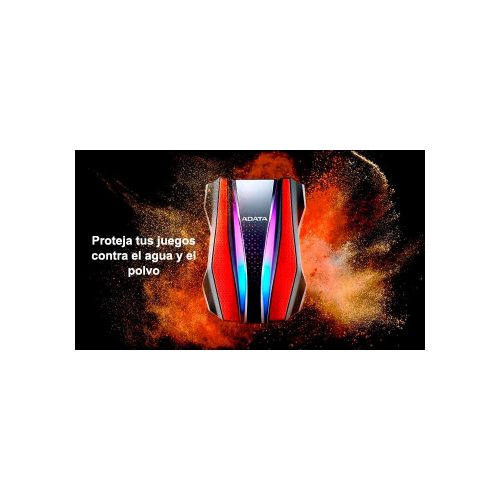 DISCO DURO USB 2TB ADATA HD770G RGB RED