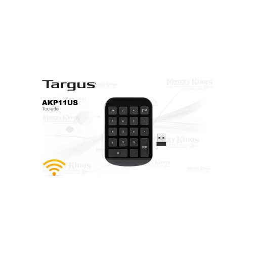 TECLADO NUMERICO TARGUS WIRELESS USB BLACK (PN AKP11US)