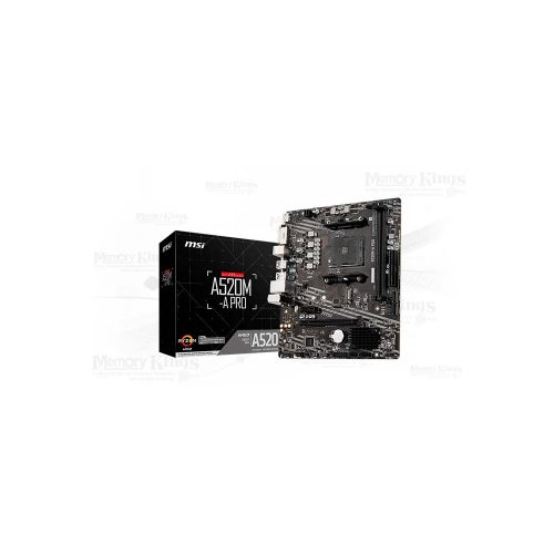 PLACA AMD AM4 MSI A520M-A PRO D4 mATX