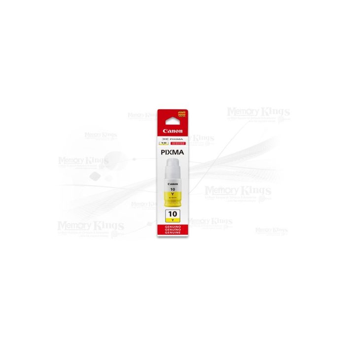 Botella de TINTA CANON GI-10 Yellow 70ml.
