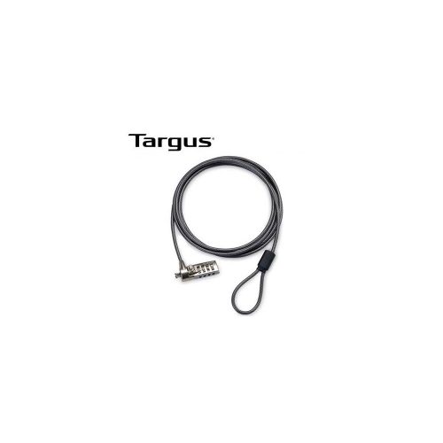 CABLE DE SEGURIDAD TARGUS DEFCON T-LOCK CLAVE 4 DIGITOS BOLSA (ASP61LA)
