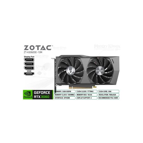 GEFORCE RTX 3060 12GB 192 bit ZOTAC GAMING TWIN