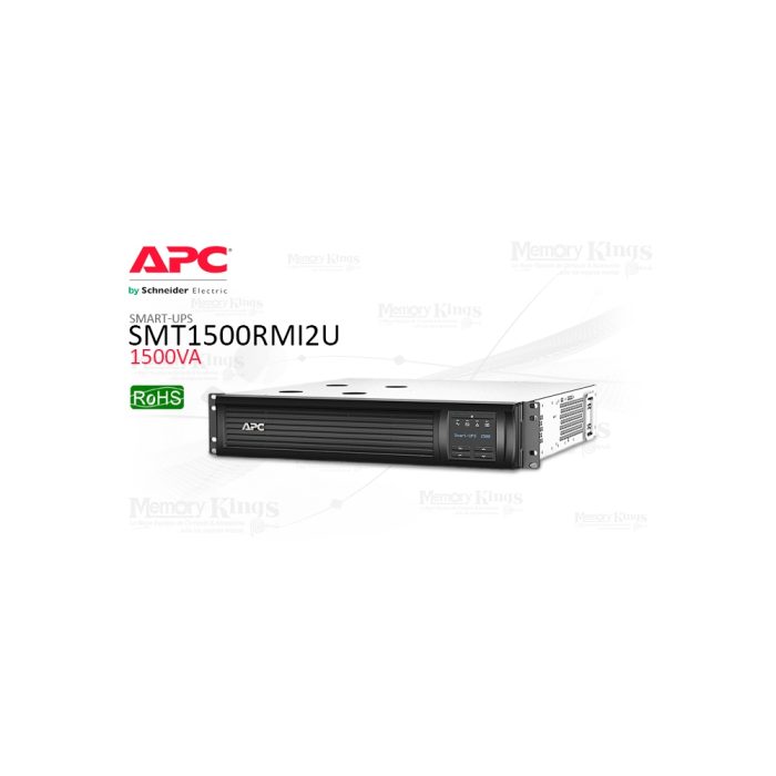 APC SMT1500RMI2U UPS 1500VA Rack Interactivo - 1000W, Ideal para Protección Energética