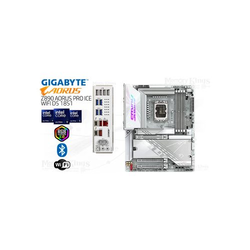 PLACA GIGABYTE Z890 AORUS PRO ICE WIFI D5 1851 ATX
