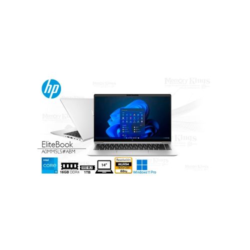 LAPTOP Core i5-1345U HP EliteBook 640 G10 16|1TB|14" grafica Intel Iris Xe, W11PRO