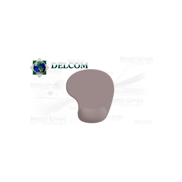 PAD MOUSE DELCOM CON DESCANSADOR GREY